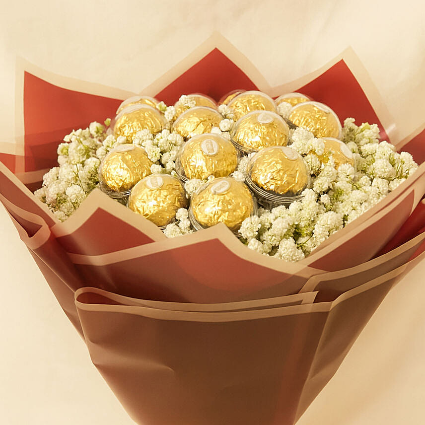 Designer Rochers Bouquet: Birthday Chocolate Gifts